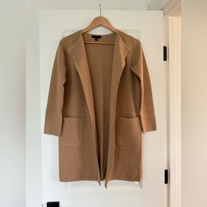 J. Crew Juliette Collarless Sweater Blazer in Heather Khaki – Size XXS